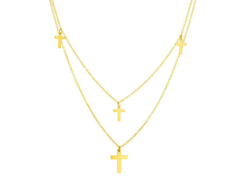 The Double Cross Necklace